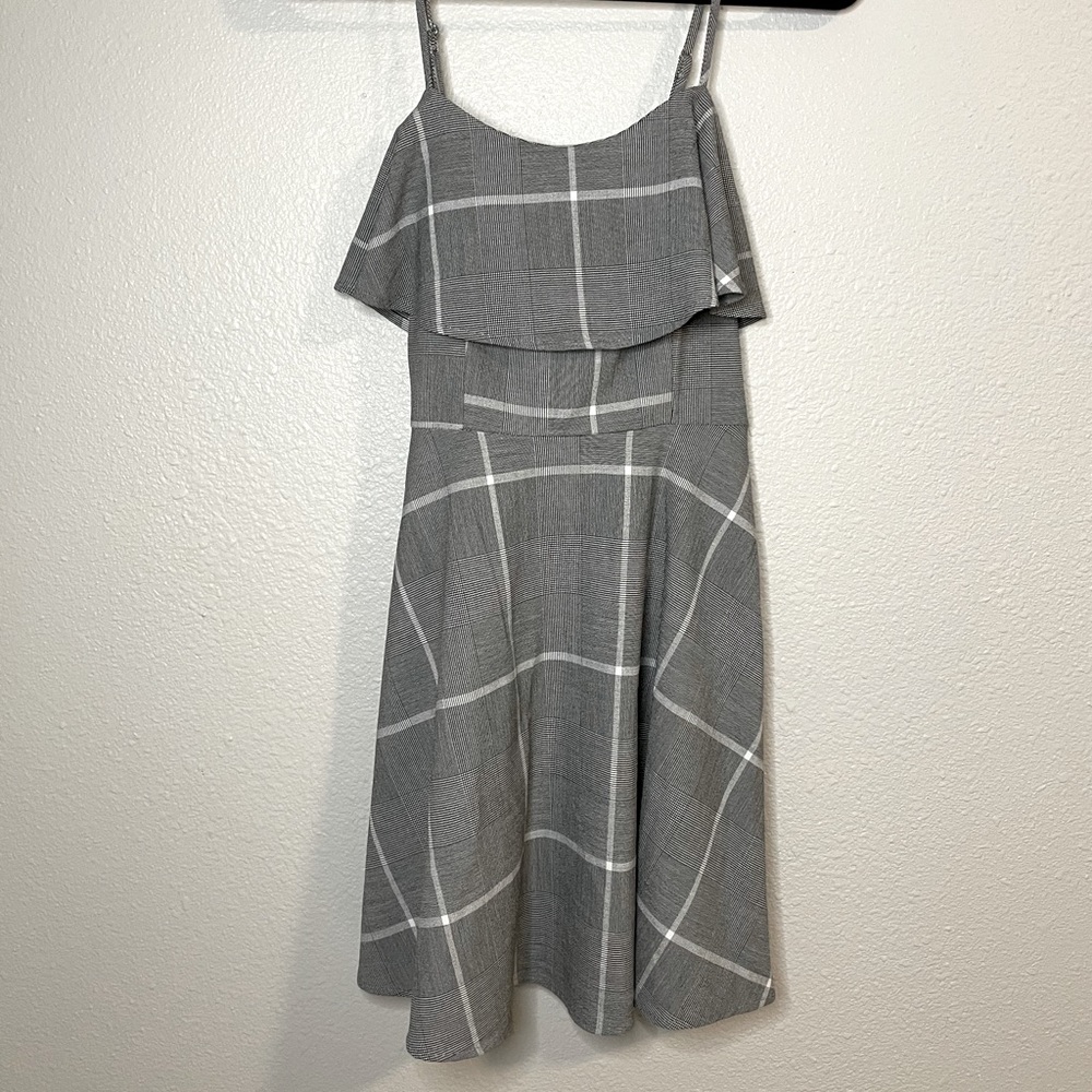 Ruffle + Pattern Dress